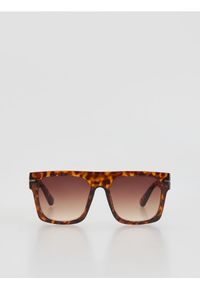 Reserved - Okulary przeciwsłoneczne - brązowy. Kolor: brązowy #1