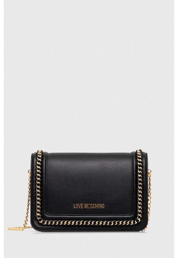 Love Moschino torebka kolor czarny. Kolor: czarny