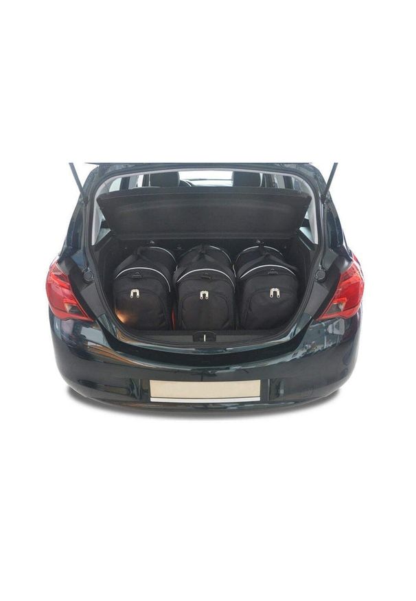 KJUST - Torby Do Bagażnika Opel Corsa 2014-2019 3Szt Kjust. Kolor: czarny. Styl: sportowy