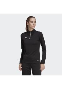 Bluza piłkarska damska Adidas Entrada 22 Training Top. Kolor: czarny. Sport: piłka nożna