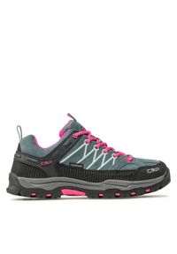 CMP Trekkingi Kids Rigel Low Trekking Shoes Wp 3Q13244J Niebieski. Kolor: niebieski. Materiał: zamsz, skóra. Sport: turystyka piesza