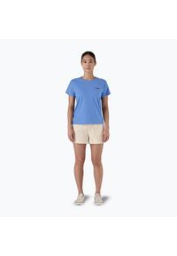 Koszulka damska Patagonia P-6 Logo Responsibili-Tee. Kolor: niebieski