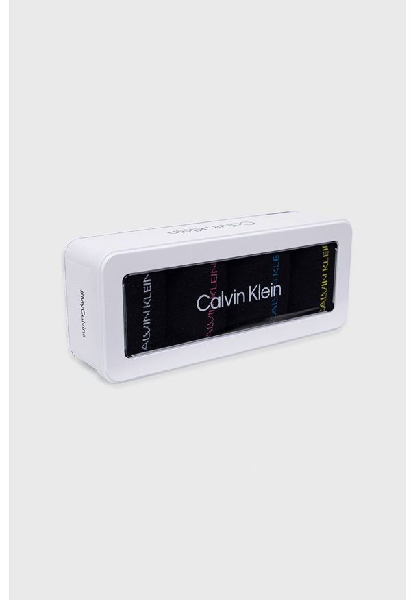 Calvin Klein Skarpetki (4-pack) męskie kolor czarny. Kolor: czarny
