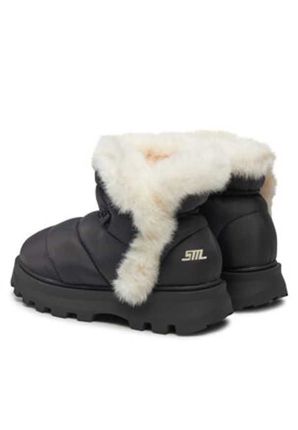 Steve Madden Śniegowce Frostee SM11003424 Czarny. Kolor: czarny. Materiał: materiał