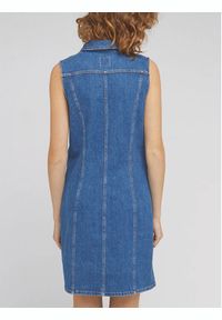 Lee Sukienka jeansowa L51QHKB12 112330461 Niebieski Regular Fit. Kolor: niebieski. Materiał: bawełna #4