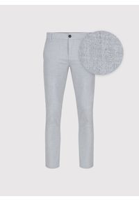 Pako Lorente - PAKO LORENTE – gładkie jasnoszare spodnie. Kolor: szary. Materiał: poliester, wiskoza, elastan. Wzór: gładki. Sezon: wiosna #1