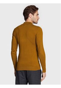 Petrol Industries Sweter M-3020-KWC258 Brązowy Regular Fit. Kolor: brązowy. Materiał: wiskoza #4