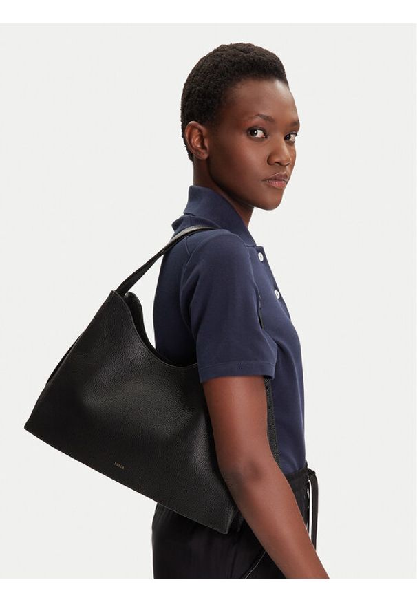 Furla Torebka WB01246 HSF000 CN O6000 Czarny. Kolor: czarny. Materiał: skórzane