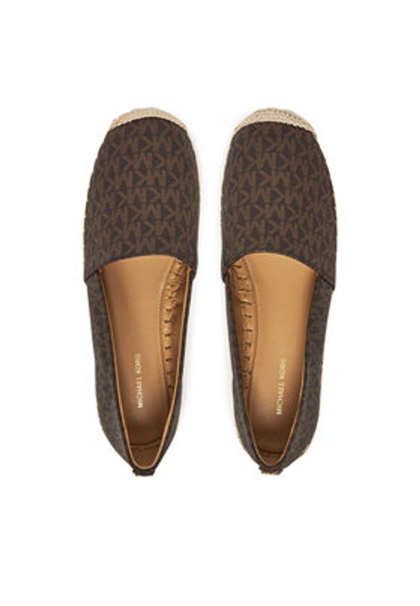 MICHAEL Michael Kors Espadryle Lynn 40S5LYFP1B Brązowy. Kolor: brązowy. Materiał: skóra