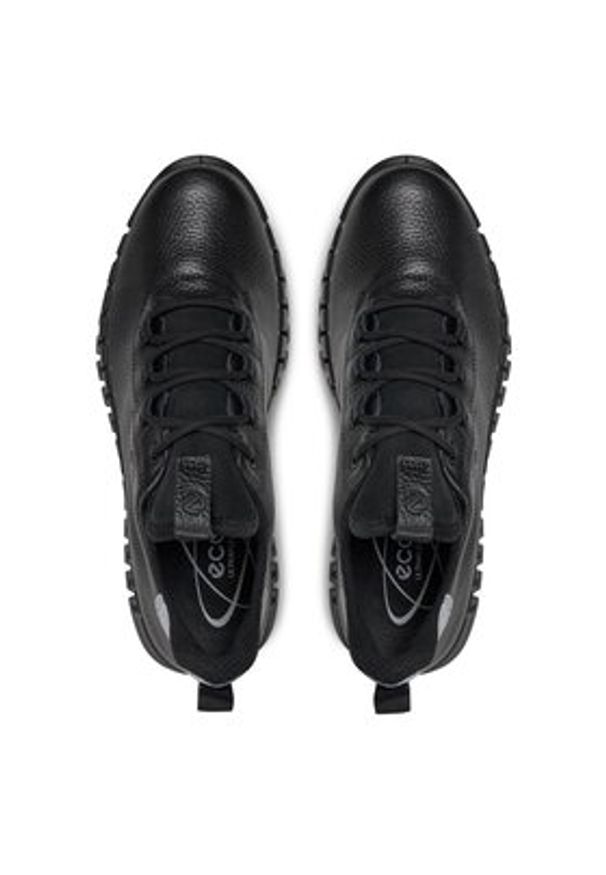 ecco - ECCO Sneakersy Gruuv Gtx GORE-TEX 21823301001 Czarny. Kolor: czarny. Materiał: skóra. Technologia: Gore-Tex