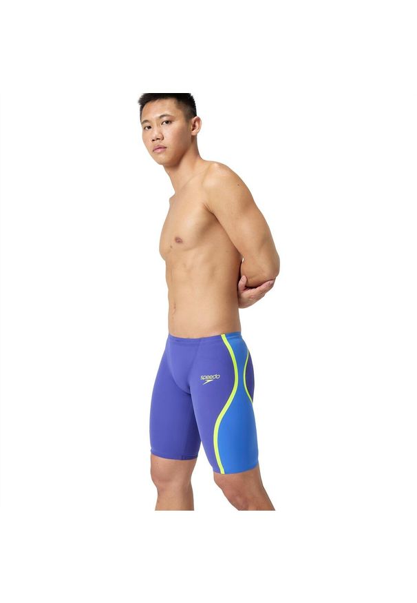 Strój startowy pływacki męski Speedo Lzr Intent 2.0. Kolor: zielony, wielokolorowy, fioletowy
