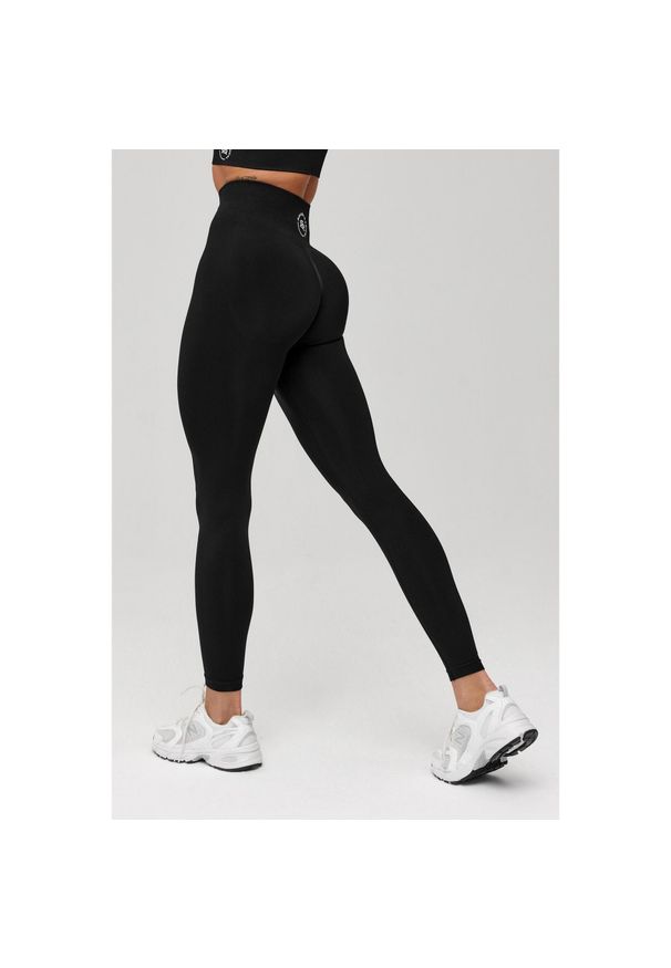 ROUGH RADICAL - Damskie legginsy treningowe bezszwowe Rough Radical Seamless Classic. Kolor: czarny. Sport: fitness