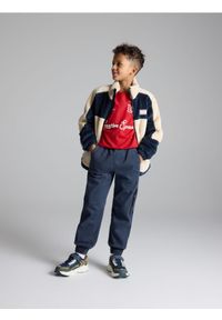 Reserved - Wysokoelastyczne spodnie jogger - granatowy. Kolor: niebieski. Materiał: włókno, bawełna #1