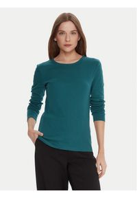 United Colors of Benetton - United Colors Of Benetton Bluzka 3GA2E16F9 Niebieski Regular Fit. Kolor: niebieski. Materiał: bawełna