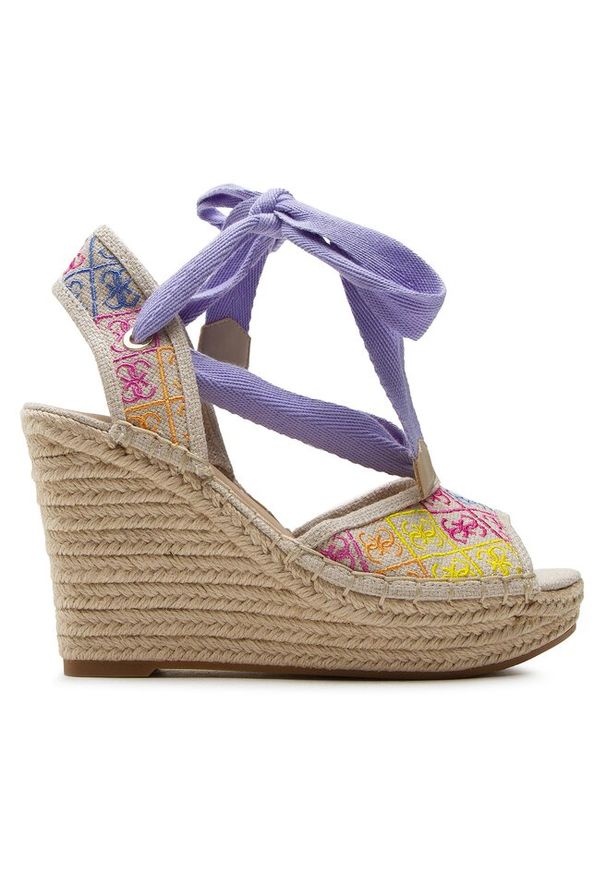 Espadryle Guess. Wzór: kolorowy