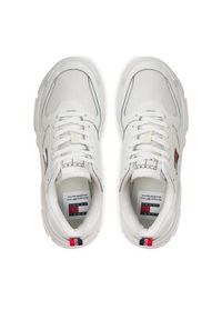 Tommy Jeans Sneakersy Twj Lightweight Hybrid Runner EN0EN02618 Écru. Materiał: skóra #4