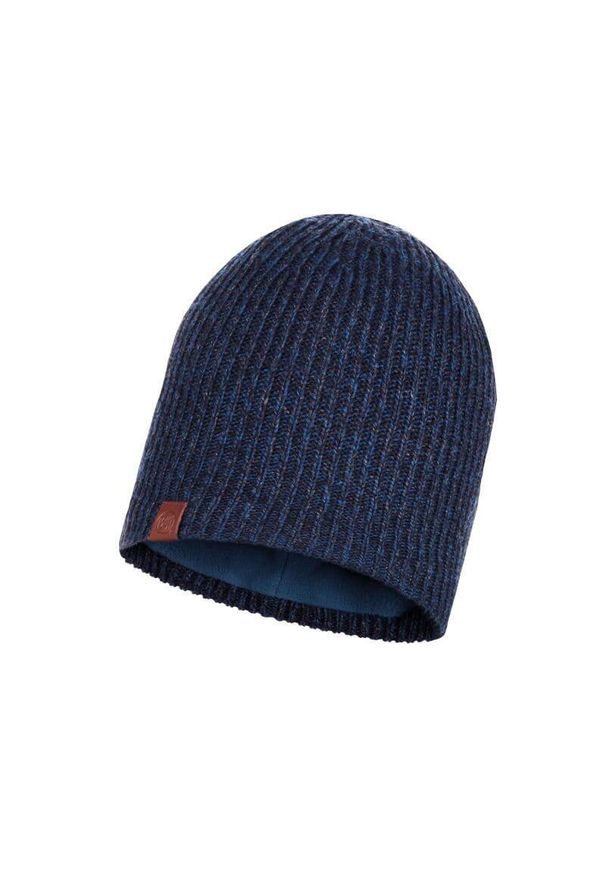 Czapka zimowa Buff Knitted & Fleece Hat. Kolor: niebieski. Sezon: zima. Styl: wakacyjny