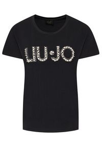 Liu Jo T-Shirt CA1236 J9135 Czarny Regular Fit. Kolor: czarny. Materiał: bawełna #2