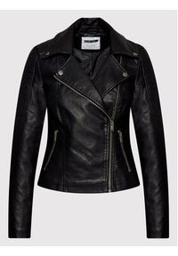 Noisy may - Noisy May Kurtka z imitacji skóry Rebel 27000741 Czarny Slim Fit. Kolor: czarny. Materiał: syntetyk #4