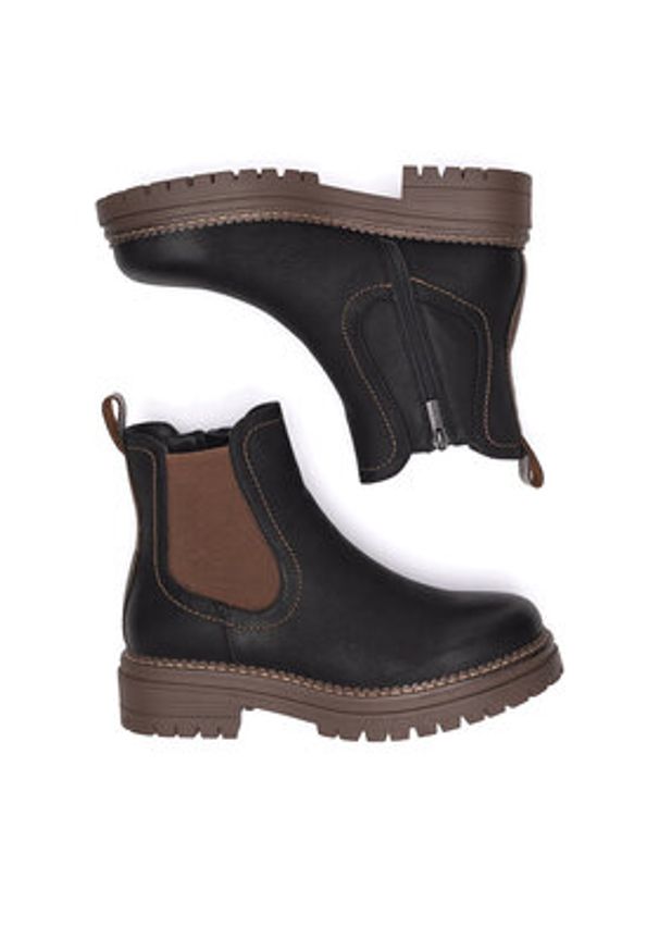 Clara Barson Botki WS5195-26 Czarny. Kolor: czarny. Materiał: materiał