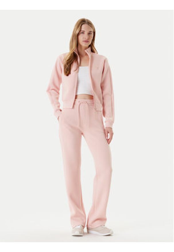 Guess Spodnie dresowe V3RB21 K7UW2 Różowy Regular Fit. Kolor: różowy. Materiał: wiskoza