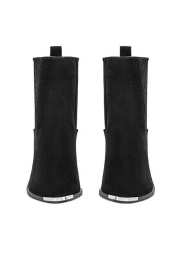 DeeZee Botki HY9057-5 Czarny. Kolor: czarny. Materiał: materiał