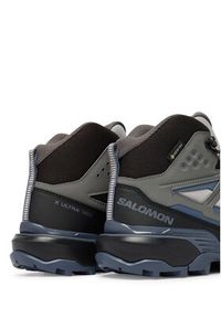 salomon - Salomon Trekkingi X Ultra 360 Mid GTX L45390700 Szary. Kolor: szary. Materiał: skóra #7