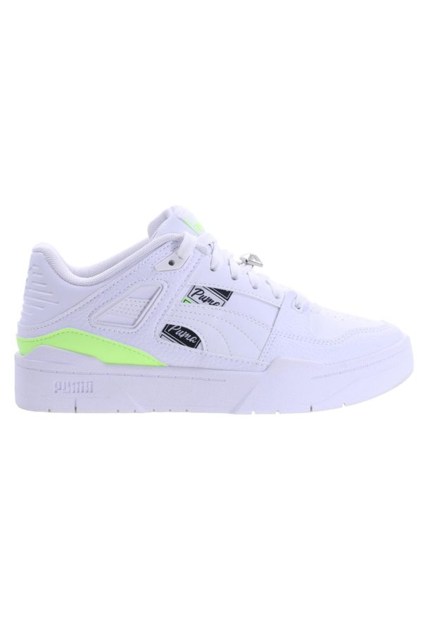 Buty do chodzenia damskie Puma Slipstream Ruleb Jr. Kolor: biały. Materiał: materiał, syntetyk. Szerokość cholewki: normalna. Sport: turystyka piesza