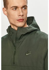 Nike Sportswear - Kurtka. Okazja: na co dzień. Typ kołnierza: kaptur. Kolor: zielony. Długość: krótkie. Styl: casual #4