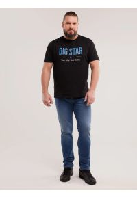Big-Star - Jeansy męskie dopasowane niebieskie Tedd 356. Stan: obniżony. Kolor: niebieski. Sezon: wiosna. Styl: elegancki #6