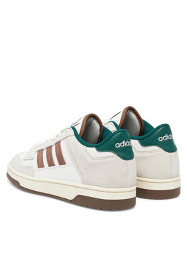 Adidas - adidas Buty do koszykówki Rapid Court Low JR3157 Beżowy. Kolor: beżowy. Materiał: skóra. Sport: koszykówka