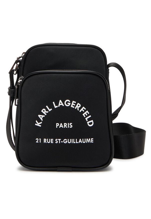 Karl Lagerfeld - KARL LAGERFELD Saszetka A2M30230 Czarny. Kolor: czarny. Materiał: skóra