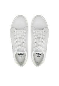 Calvin Klein Jeans Sneakersy Classic Cupsole Laceup YW0YW01269 Biały. Kolor: biały