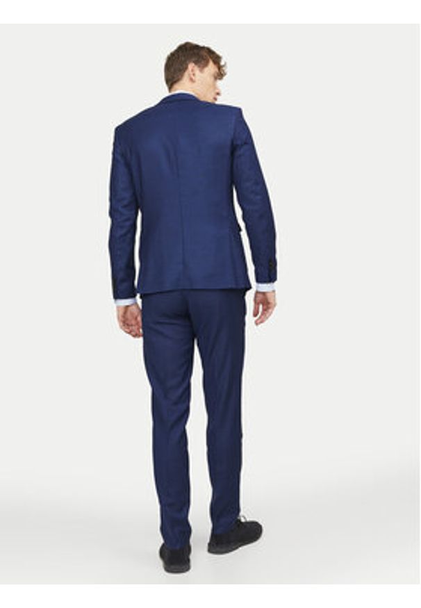 Jack & Jones - Jack&Jones Marynarka Solaris 12141107 Niebieski Slim Fit. Kolor: niebieski. Materiał: syntetyk