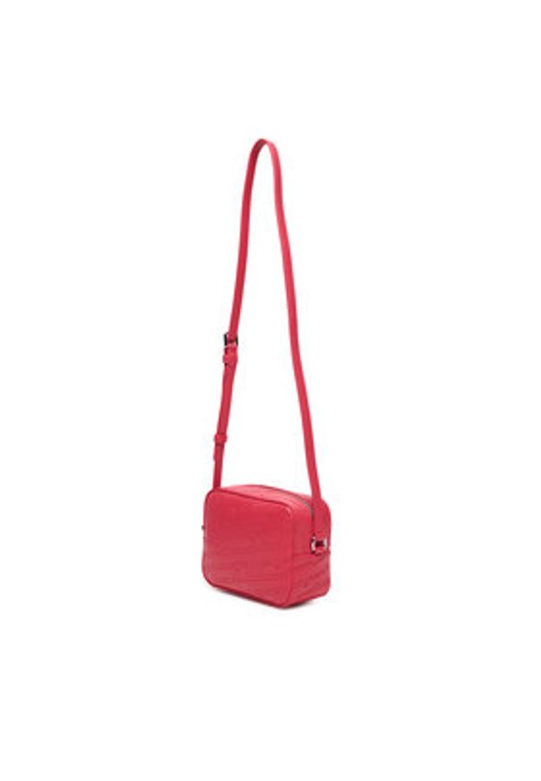 Tommy Jeans Torebka Tjw Must Aop Camera Bag AW0AW17865 Bordowy. Kolor: czerwony. Materiał: skórzane
