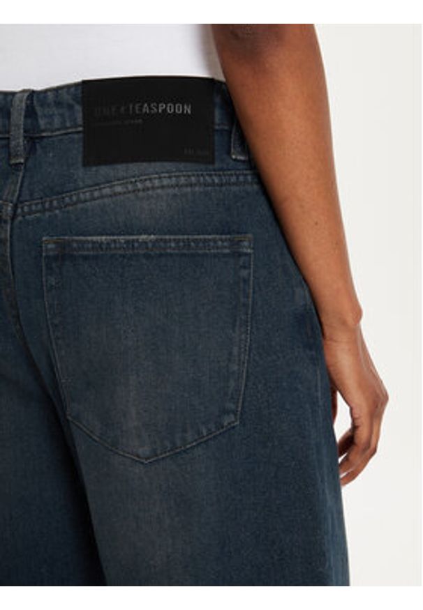 One Teaspoon Jeansy 26419 Niebieski Wide Leg. Kolor: niebieski