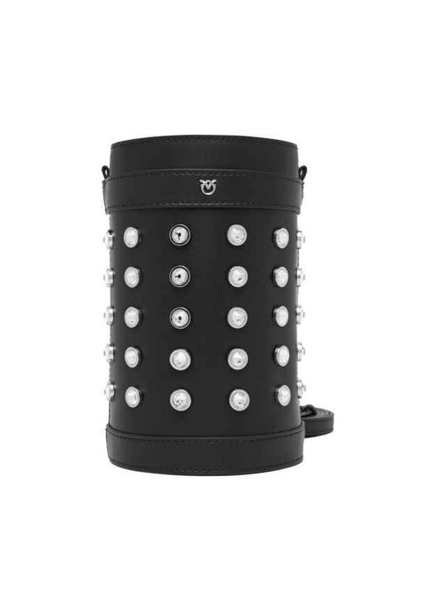 Pinko - PINKO Torebka Mini Bucket AI 25-26 PLTT 105911 A2XQ Czarny. Kolor: czarny. Materiał: skórzane