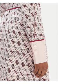 Guess Sukienka koszulowa W6RK90 WF1T2 Różowy Regular Fit. Kolor: różowy. Materiał: syntetyk. Typ sukienki: koszulowe #3