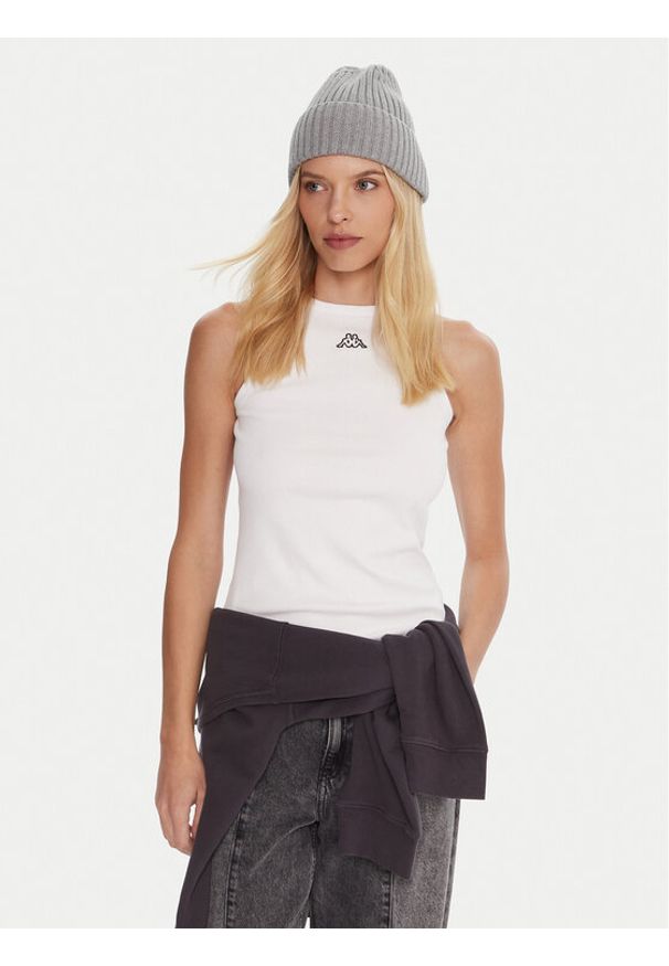 Kappa Komplet 3 topów Logo Myrta 38277KW Biały Regular Fit. Kolor: biały. Materiał: bawełna