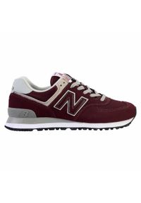 Buty do chodzenia męskie New Balance 574. Zapięcie: sznurówki. Kolor: czerwony, wielokolorowy, szary. Materiał: guma, syntetyk, tkanina, materiał. Szerokość cholewki: normalna. Model: New Balance 574. Sport: turystyka piesza