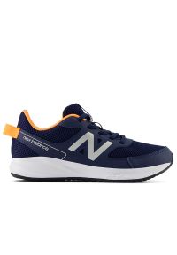 Buty New Balance YK570NM3 - granatowe. Okazja: na co dzień. Kolor: niebieski. Materiał: materiał, syntetyk, guma. Szerokość cholewki: normalna