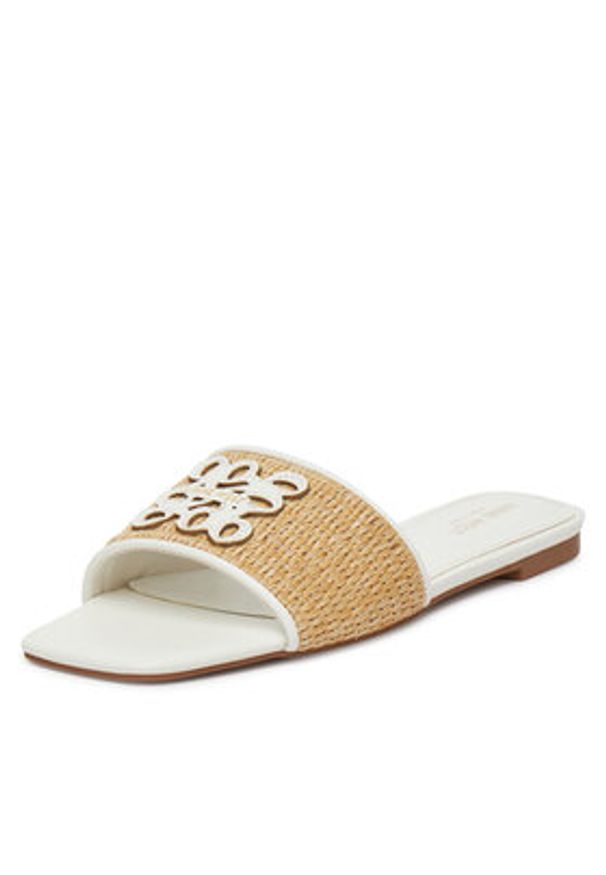 Nine West Klapki SMRL393661 Beżowy. Kolor: beżowy. Materiał: syntetyk