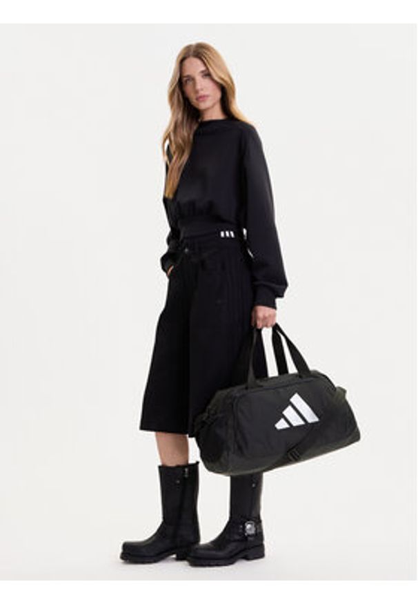 Adidas - adidas Torba adidas Woman Defender Duffle S KA7992 Czarny. Kolor: czarny. Materiał: materiał