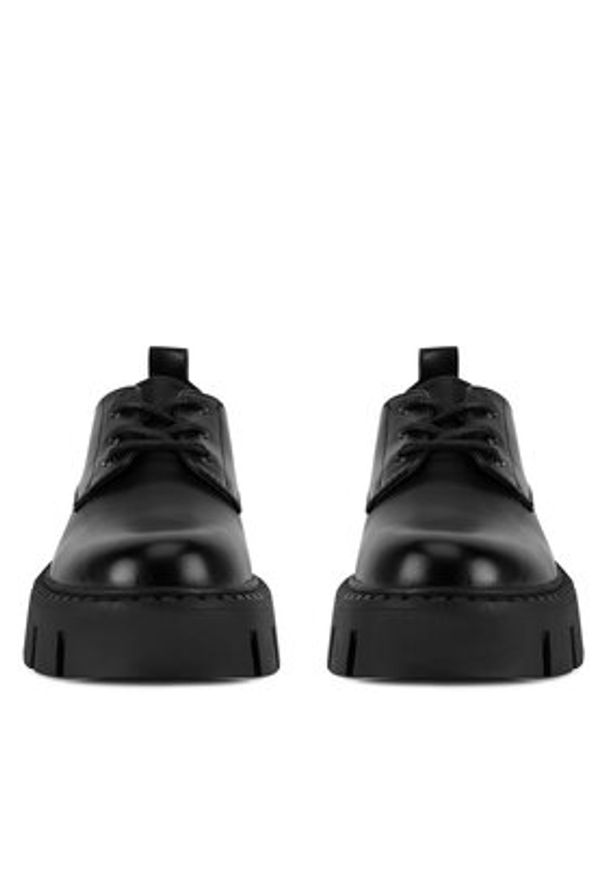 DeeZee Loafersy HY24249-4 Czarny. Kolor: czarny. Materiał: materiał, syntetyk