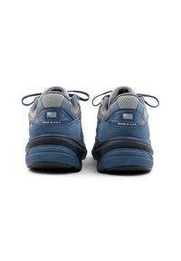 Buty unisex New Balance U990LT6 – niebieskie. Kolor: niebieski. Materiał: zamsz, guma, materiał, syntetyk. Szerokość cholewki: normalna. Sport: bieganie #6
