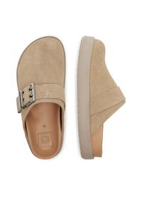G-Star RAW - G-Star Raw Klapki BROOKE-25SS452 Beżowy. Kolor: beżowy. Materiał: skóra, zamsz #4