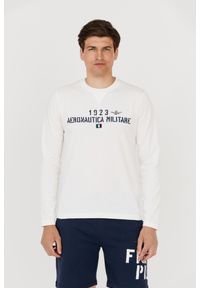 Aeronautica Militare - AERONAUTICA MILITARE Longsleeve biały męski. Kolor: biały. Długość rękawa: długi rękaw. Długość: długie #1