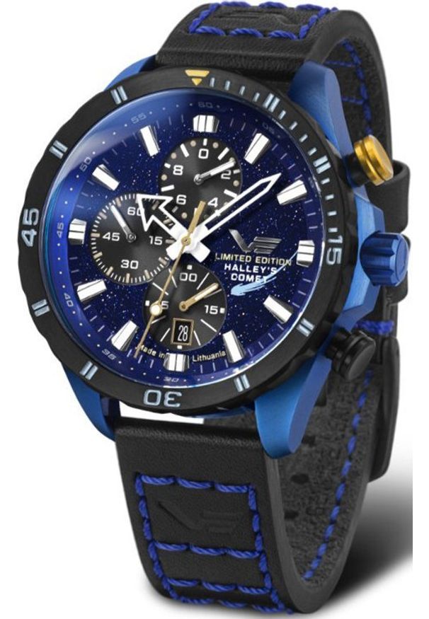 Zegarek Vostok Europe Zegarek męski Vostok Europe 6S10-320E694 czarny. Kolor: czarny