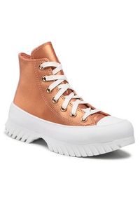 Converse Trampki Chuck Taylor All Star Lugged 2.0 Hi A01304C Pomarańczowy. Kolor: pomarańczowy. Materiał: materiał #5