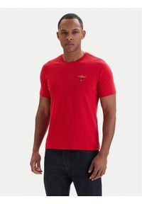 Aeronautica Militare T-Shirt 261TS1580UJ00372 Czerwony Regular Fit. Kolor: czerwony. Materiał: bawełna #1